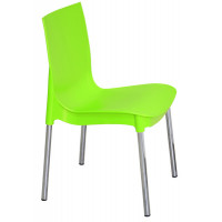 Пластиковые стулья на металлокаркасе