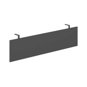 AG.010.AN.AN / Передняя панель 1510x350x18 мм для стола 1800 на опорной тумбе с комплектом креплений / цвет: антрацит; кронштейны: антрацит;