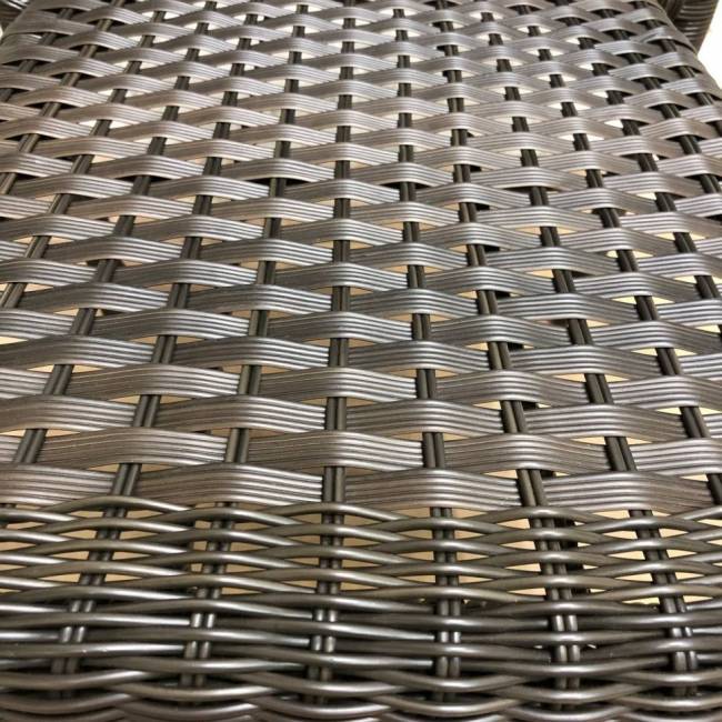 Обеденная группа GIZA M (Гиза) коричневая из искусственного ротанга