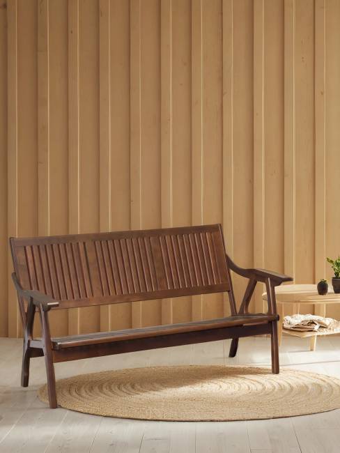 Диван-скамья Массив решетка, каркас орех Диван-скамья Массив решетка, каркас орех