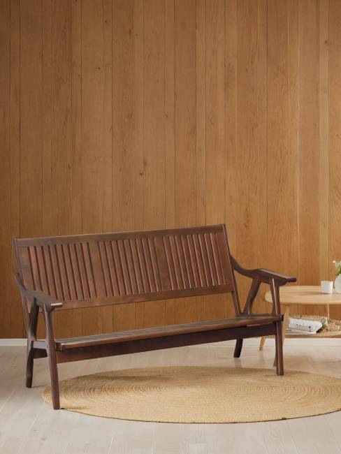 Диван-скамья Массив решетка, каркас орех Диван-скамья Массив решетка, каркас орех