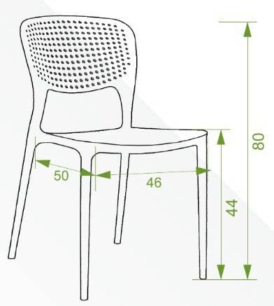 Стул Tiro белый Стул Tiro белый