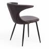 Стул Флаир/Flair (мод.9020)/1 шт. в упаковке экокожа/металл, 60х56х78см, коричневый 1/черный коричневый 1/черный экокожа/металл