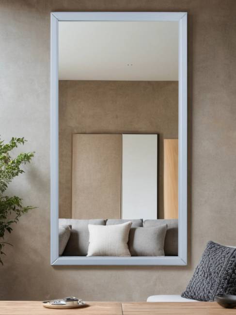 Зеркало настенное Артемида серый 77 см х 46, 5 см Зеркало настенное Артемида серый 77 см х 46, 5 см
