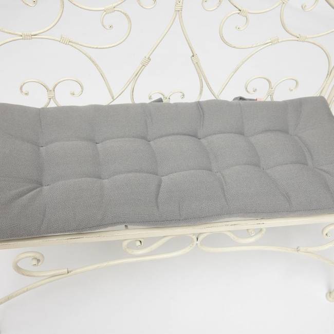 Скамья Secret de Maison BEAUJOLAIS + подушка (mod. PL08-8574) металл, 136х46х96см, белый антик (antique white) белый Скамья Secret de Maison BEAUJOLAIS + подушка (mod. PL08-8574) металл, 136х46х96см, белый антик (antique white) белый