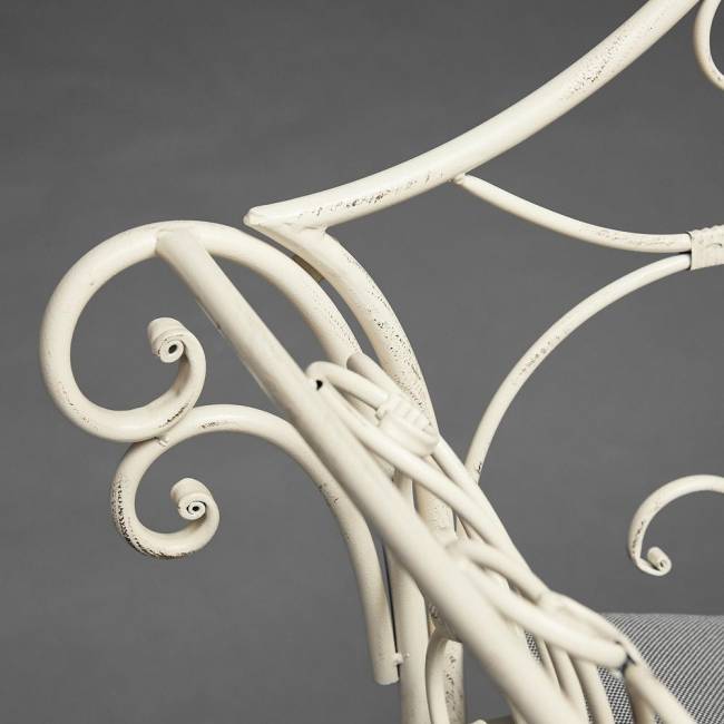 Скамья Secret de Maison BEAUJOLAIS + подушка (mod. PL08-8574) металл, 136х46х96см, белый антик (antique white) белый Скамья Secret de Maison BEAUJOLAIS + подушка (mod. PL08-8574) металл, 136х46х96см, белый антик (antique white) белый