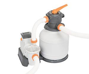 Песочный фильтр-насос 8327л/ч, резервуар для песка 20кг, фракция 0.45-0.85мм