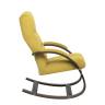 Кресло-качалка Leset Милано Орех текстура V28 желтый