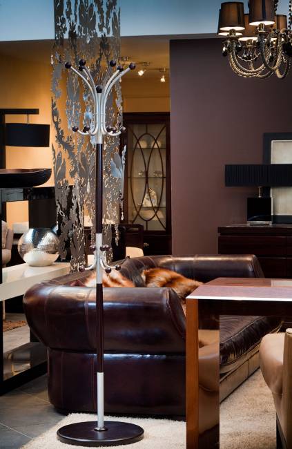 Вешалка напольная Д 1 металлик/ венге Вешалка напольная Д 1 металлик/ венге