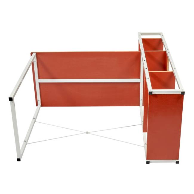 Стол письменный с полками Frame 100x45x110 см, светлое дерево, белый Стол письменный с полками Frame 100x45x110 см, светлое дерево, белый