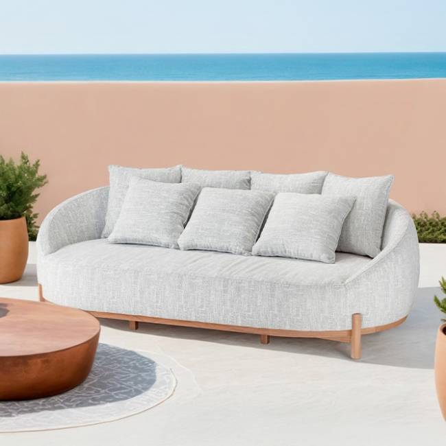 Комплект мягкой мебели Mone тик, светло-серый Комплект мягкой мебели Mone тик, светло-серый