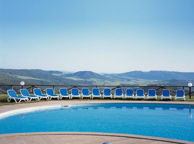 Лежак пластиковый ALFA Blu белый