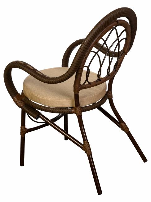 Комплект из искусственного ротанга Java (Ява)-6 (цвет: Орех) Комплект из искусственного ротанга Java (Ява)-6 (цвет: Орех)