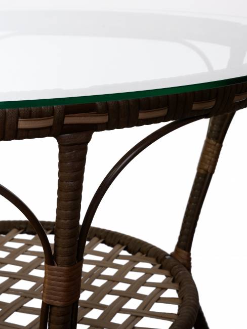 Комплект из искусственного ротанга Java (Ява)-6 (цвет: Орех) Комплект из искусственного ротанга Java (Ява)-6 (цвет: Орех)