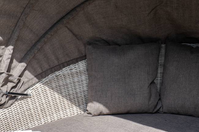 "Стильяно" плетеная кровать круглая, цвет бежевый "Стильяно" плетеная кровать круглая, цвет бежевый