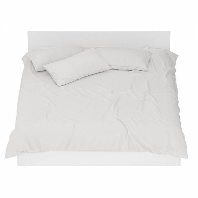 Кровать белая Стандарт 1800 цвет белый