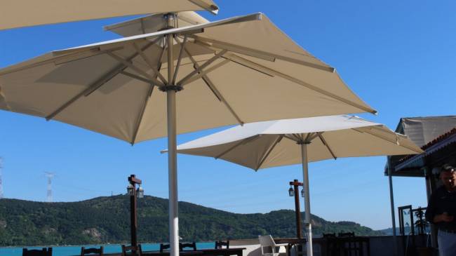 Зонт профессиональный 4х4 м Mega Telescopic Manual 4000х4000 мм