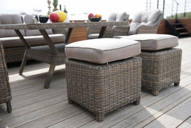 Обеденный комплект из искусственного ротанга Сорренто