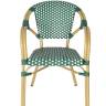 "Кабри" плетеный стул из искусственного ротанга, цвет зеленый