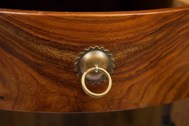 Бар Бомбей -1769   палисандр, 76,5хD45см, натуральный (natural) Natural (натуральный) палисандр