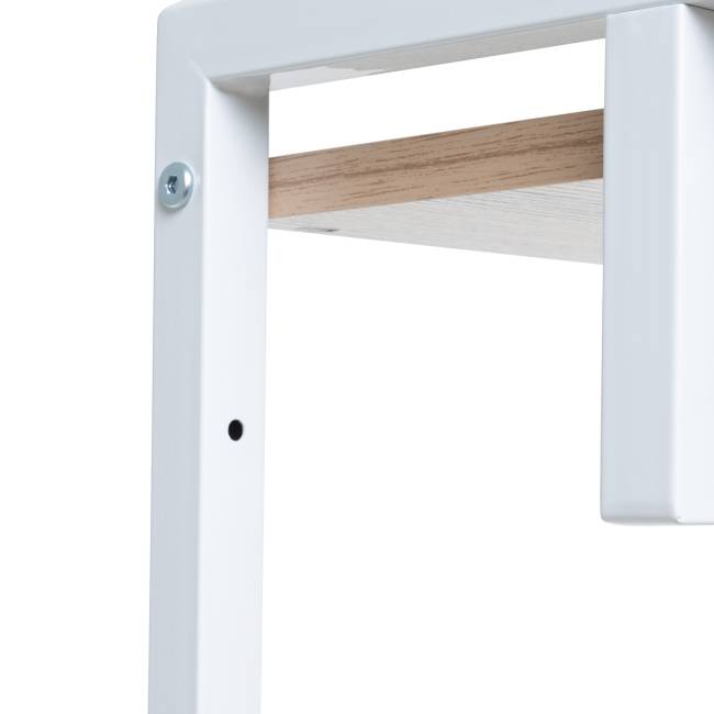 Комод Leset Ноа с вешалкой Белый Светло-серый Комод Leset Ноа с вешалкой Белый Светло-серый