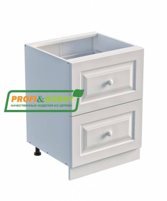 Тумба 2 ящика 600 х 560 х 720 сосна, без покраски Тумба 2 ящика 600 х 560 х 720 сосна, без покраски