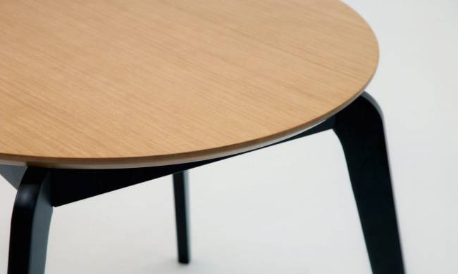 Стол Arki К 100 чёрный/натур