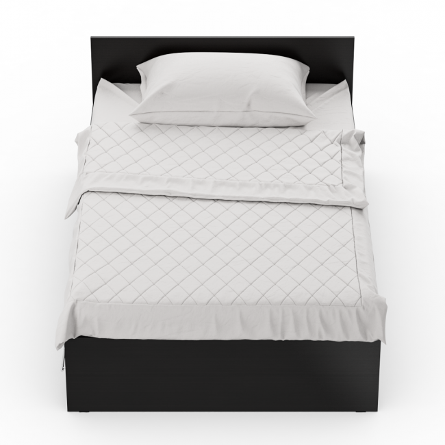 Кровать с ящиками Стандарт 1200 цвет венге