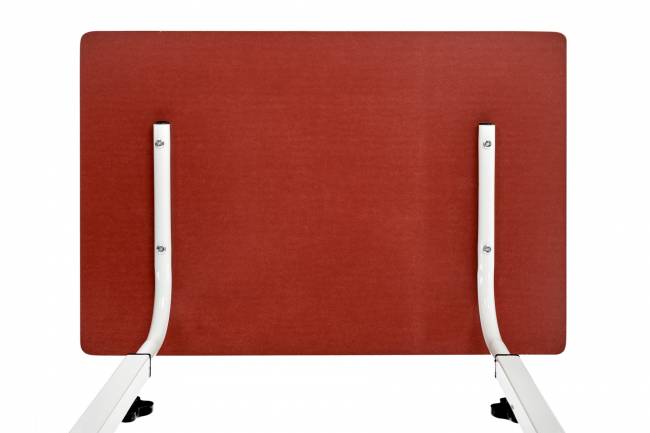 Стол многофункциональный на колесах, 60x40 см, «РОЛЛ», 2 ножки, регул.высота, мдф, металл, св. дерево, белый Стол многофункциональный на колесах, 60x40 см, «РОЛЛ», 2 ножки, регул.высота, мдф, металл, св. дерево, белый