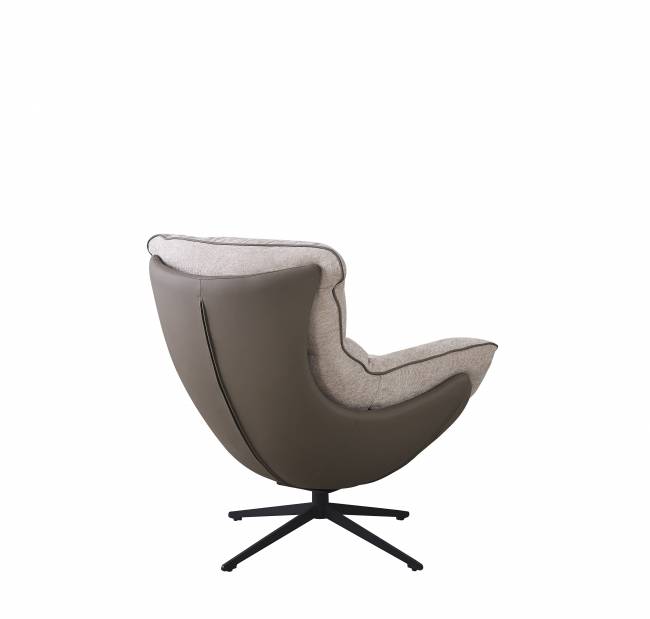 Комплект кресло HUG латте, экокожа, шенилл с оттоманкой латте, экокожа Комплект кресло HUG латте, экокожа, шенилл с оттоманкой латте, экокожа