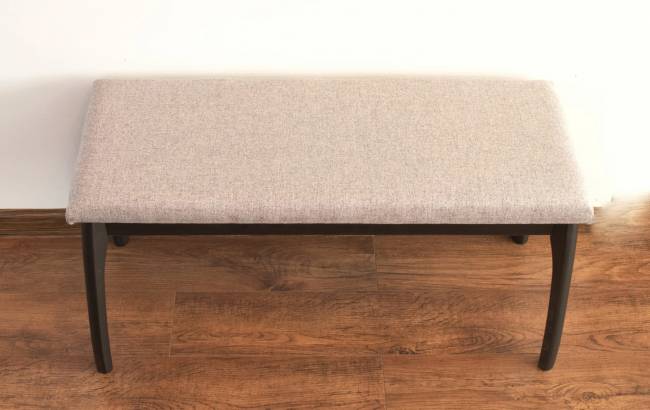 Банкетка Лина, мягкая, Венге/Серый Банкетка Лина, мягкая, Венге/Серый