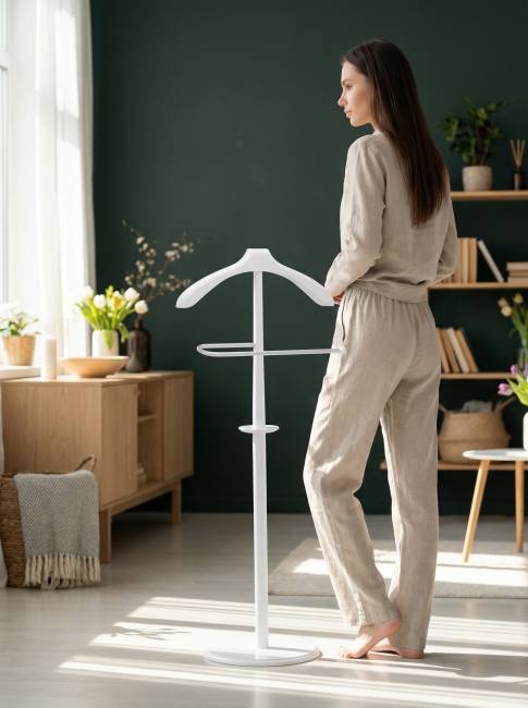 Вешалка костюмная В 25Н белый Вешалка костюмная В 25Н белый