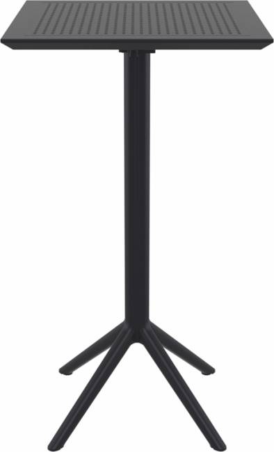 Стол пластиковый барный складной Sky Folding Bar Table 60 черный 600х600х1080 мм