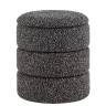 Пуф с ящиком Hive XS букле черный меланж
