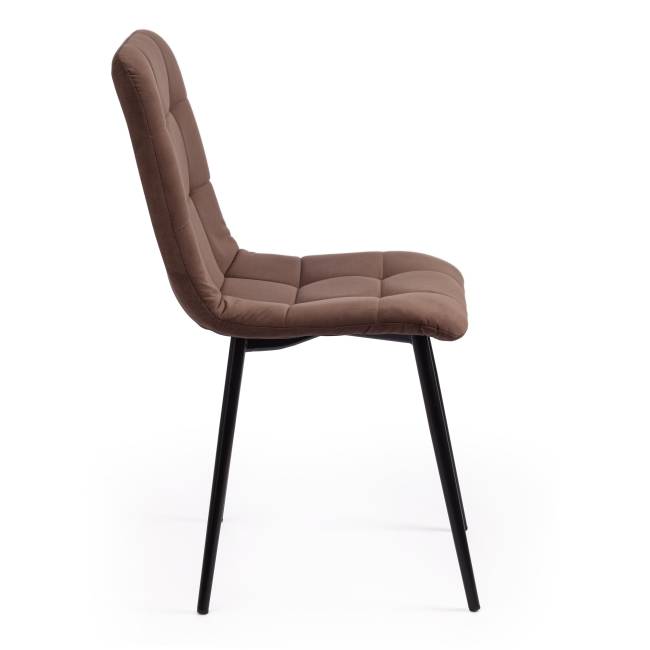 Стул Чилли Макс/Chilly Max (1шт.в упаковке) велюр/металл, 45х54х90см, коричневый 09/черный коричневый 09/черный Велюр/металл Стул Чилли Макс/Chilly Max (1шт.в упаковке) велюр/металл, 45х54х90см, коричневый 09/черный коричневый 09/черный Велюр/металл