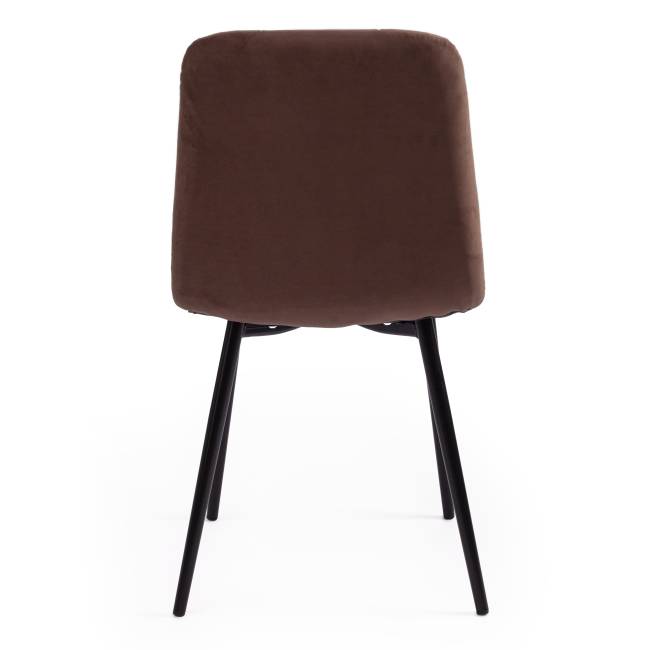 Стул Чилли Макс/Chilly Max (1шт.в упаковке) велюр/металл, 45х54х90см, коричневый 09/черный коричневый 09/черный Велюр/металл Стул Чилли Макс/Chilly Max (1шт.в упаковке) велюр/металл, 45х54х90см, коричневый 09/черный коричневый 09/черный Велюр/металл