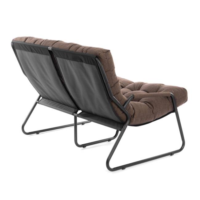 Диван Ergo/Эрго рогожка, коричневый, 3М7-147 коричневый рогожка