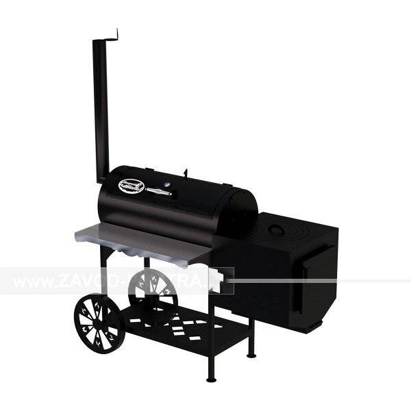 Гриль-Смокер казан XL, из стали толщиной 5 мм в термостойкой покраске Гриль-Смокер казан XL, из стали толщиной 5 мм в термостойкой покраске