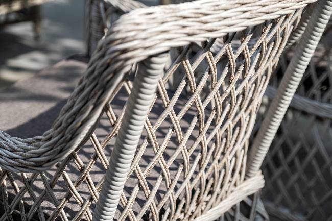 "Латте" плетеное кресло из искусственного ротанга, цвет бежевый "Латте" плетеное кресло из искусственного ротанга, цвет бежевый