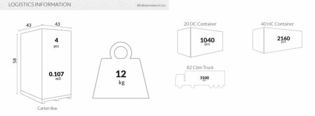 Табурет пластиковый Tom 45 бежевый 340х340х450 мм Табурет пластиковый Tom 45 бежевый 340х340х450 мм