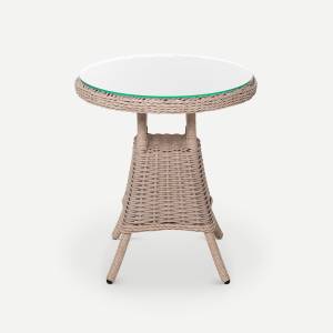 Стол Primo D640 СТ (с упаковкой) Ирбис, RAL 1019, CT.Прозрачное