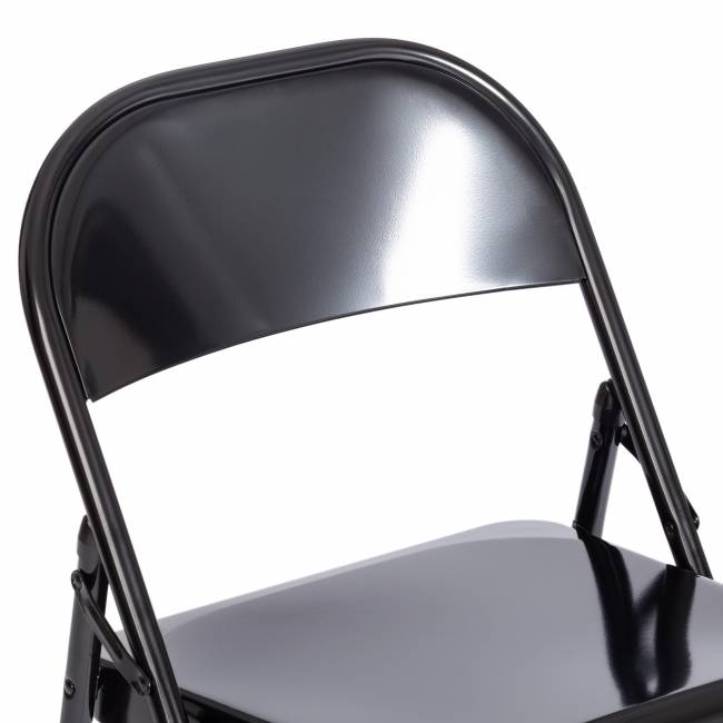 Стул складной FOLDER (mod. 3023(II)) металлический, 46,5 x 48 x 75, (Black) (Комплект из 6 шт.) черный Стул складной FOLDER (mod. 3023(II)) металлический, 46,5 x 48 x 75, (Black) (Комплект из 6 шт.) черный