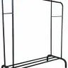 Двойная напольная вешалка для одежды W-01, чёрная