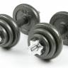 Набор металлических гантелей в чемодане "ATLAS SPORT 20 кг