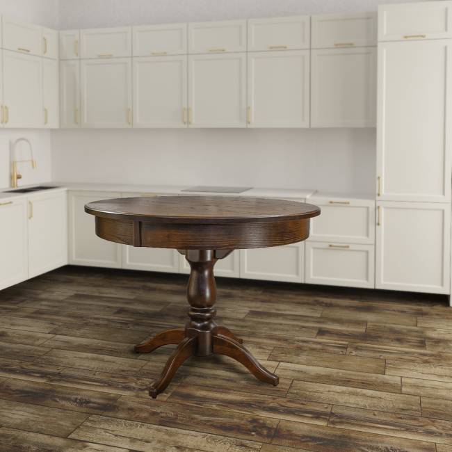 Стол обеденный Моро 04 раздвижной орех 100/140*100 Стол обеденный Моро 04 раздвижной орех 100/140*100