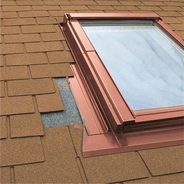 Оклад для плоских кровельных покрытий ESV CU, медный 550*980