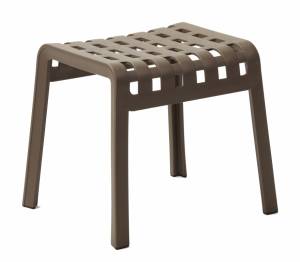 Табурет пластиковый Poggio табак 490х415х440 мм