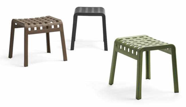 Табурет пластиковый Poggio табак 490х415х440 мм Табурет пластиковый Poggio табак 490х415х440 мм