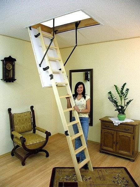 Чердачная складная лестница Oman Termo 140х60