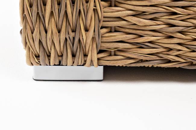 "Капучино" диван из искусственного ротанга (гиацинт) двухместный, цвет соломенный "Капучино" диван из искусственного ротанга (гиацинт) двухместный, цвет соломенный